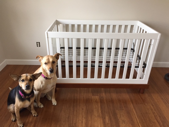 Completed crib